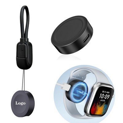Portable Type C Imput Magnetic Wireless Watch Charger